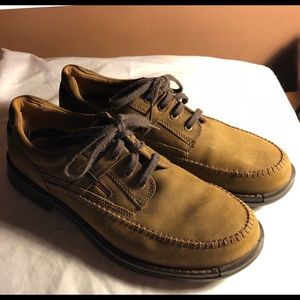 Ecco brown suede leather men’s shoes 46